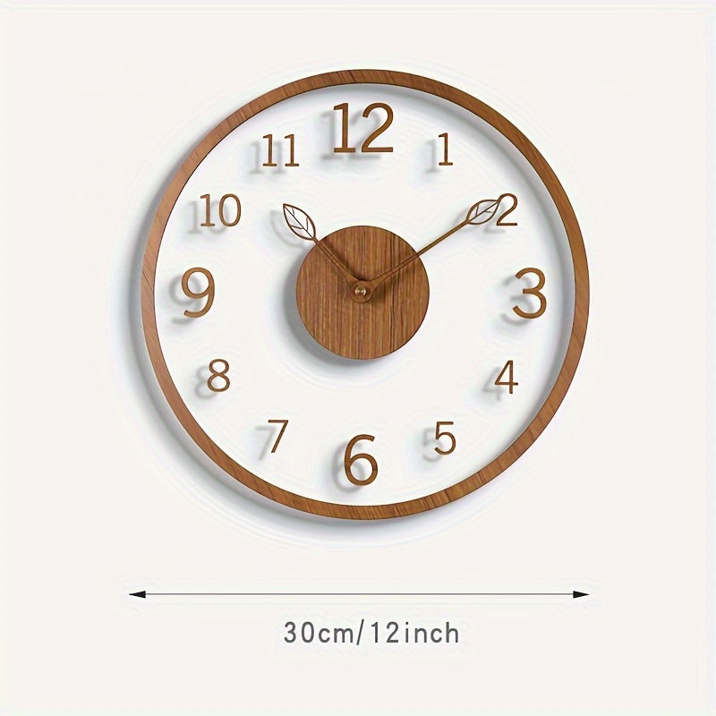 AeroLeaf Wall Clock – Contemporary Floating Design