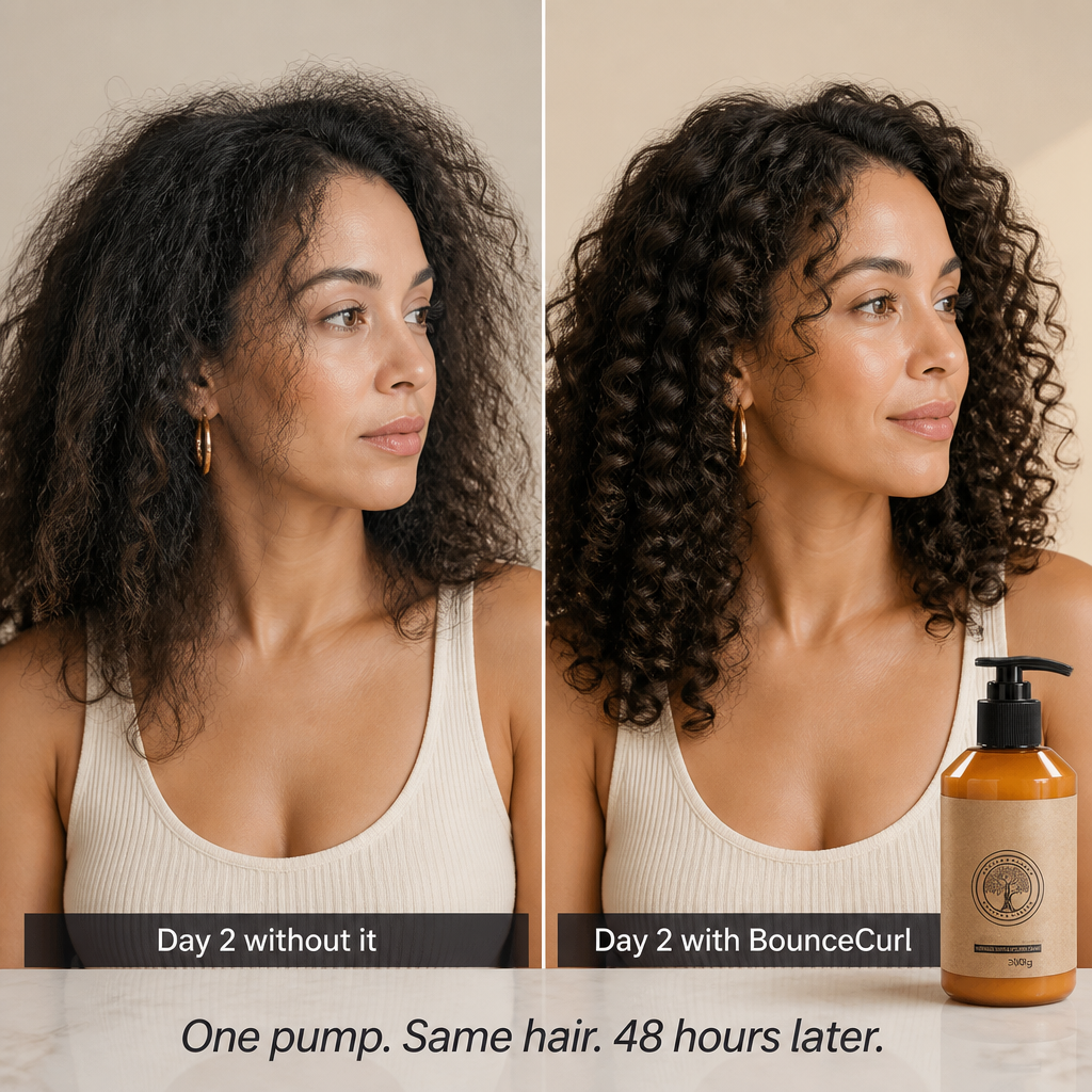 BounceCurl™ — Swap 4 Curl Products for a Single Pump with 78-Hour Hold
