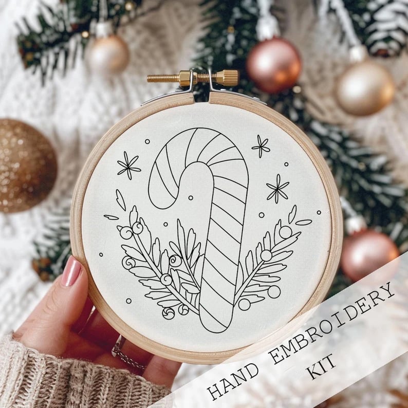 Winter Snowscape Embroidery Kit™ — Create Heartwarming Holiday Charm with Every Relaxing Stitch