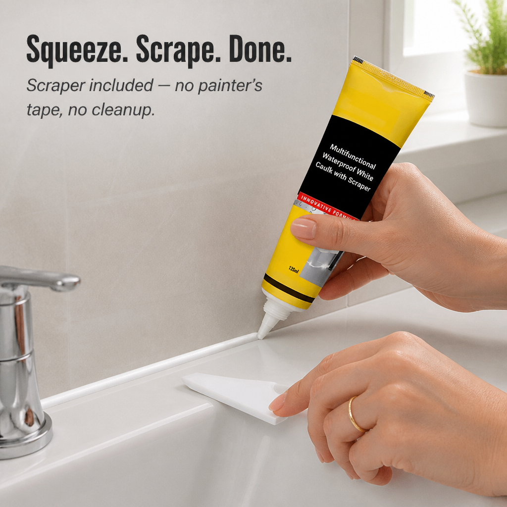 HydroSealPro™ — Close Cracks, Prevent Mold, and Renew Worn Caulk