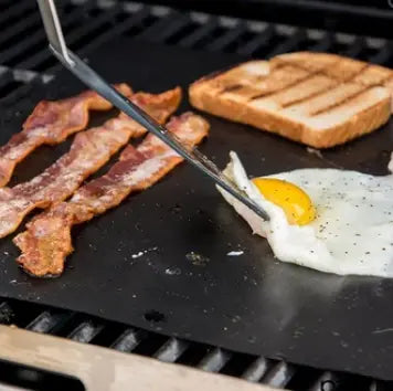 Non-Stick BBQ Mat | Effortless Cleaning Grilling | Perfect for Meat, Fish, and Veggies | GrillClean