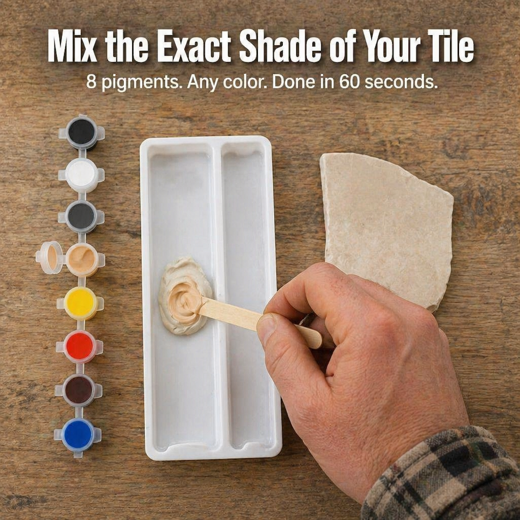 LuxePatch™ — Match Color & Repair Cracked Tile, Stone, or Porcelain Fast