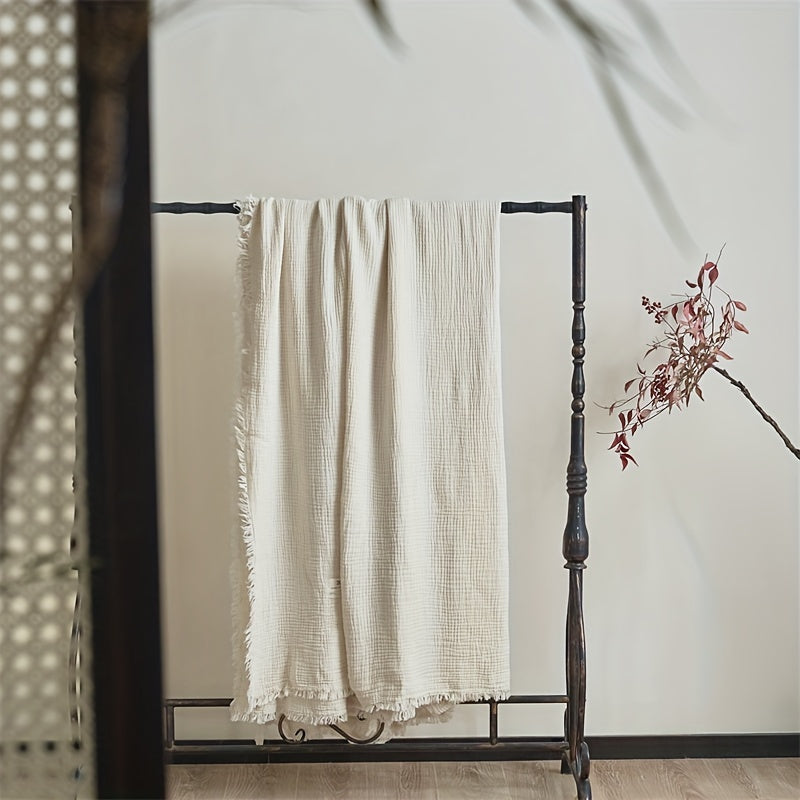 Cumulus Comfort – Lightweight 4-Layer Cotton Blanket for Everyday Relaxation