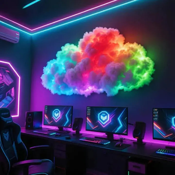 Cloud-Shaped LED Wall Light
