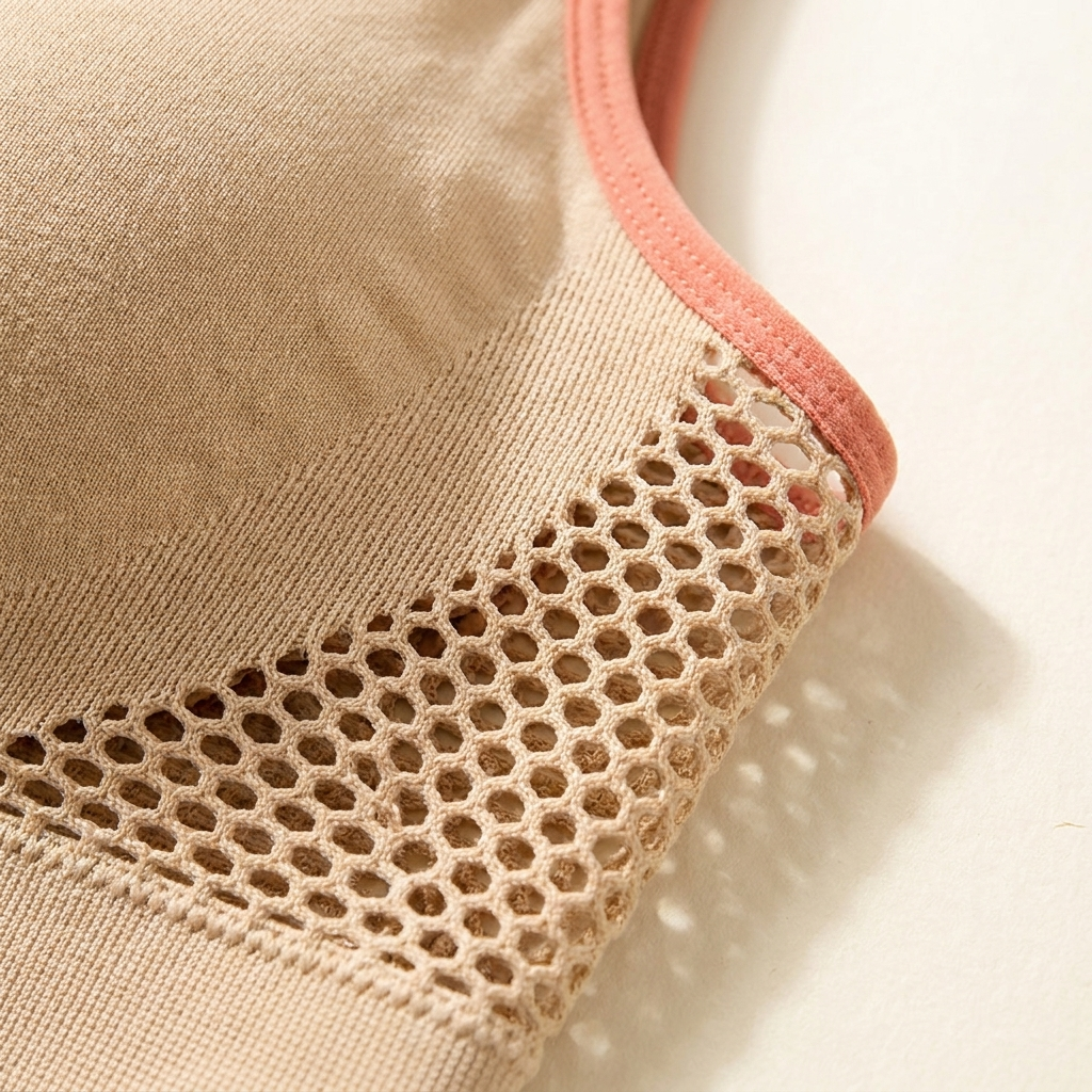 EmbraLuxe™ – Wireless Plus-Size Lift Bra with Airy Mesh Wings