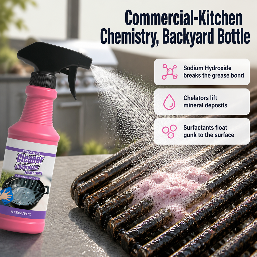 FlameForce™ — Remove Stubborn Burnt-On Grease from Your Grill in Just Two Minutes