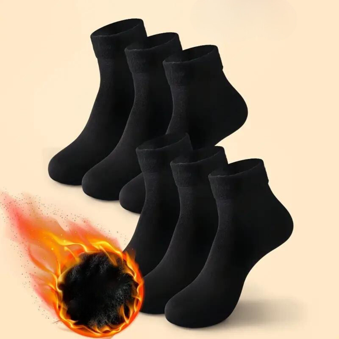 Ultimate Warmth Thermal Winter Socks - 10 Pairs for All-Day Comfort