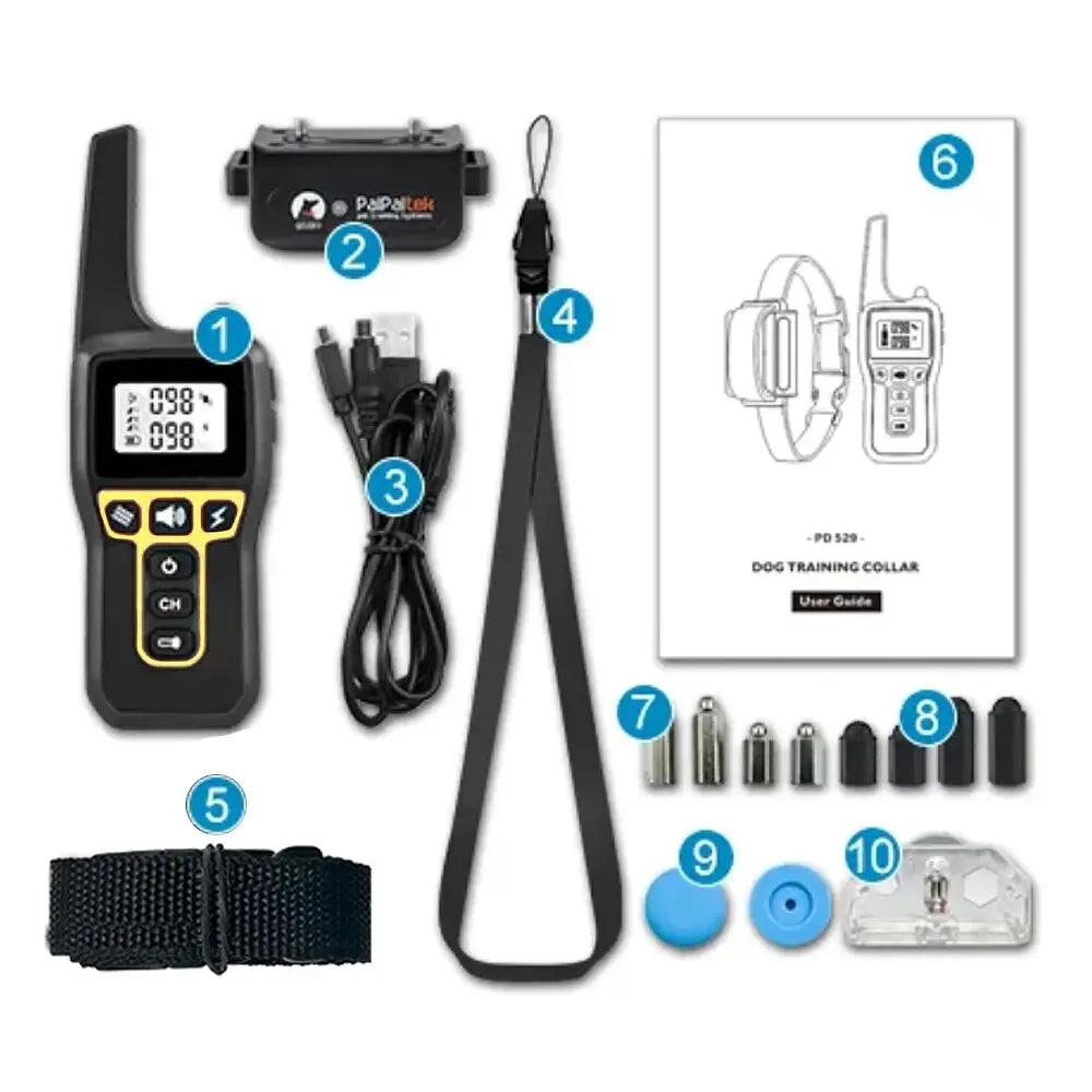 Long-Range Dog Training Collar with Waterproof Remote