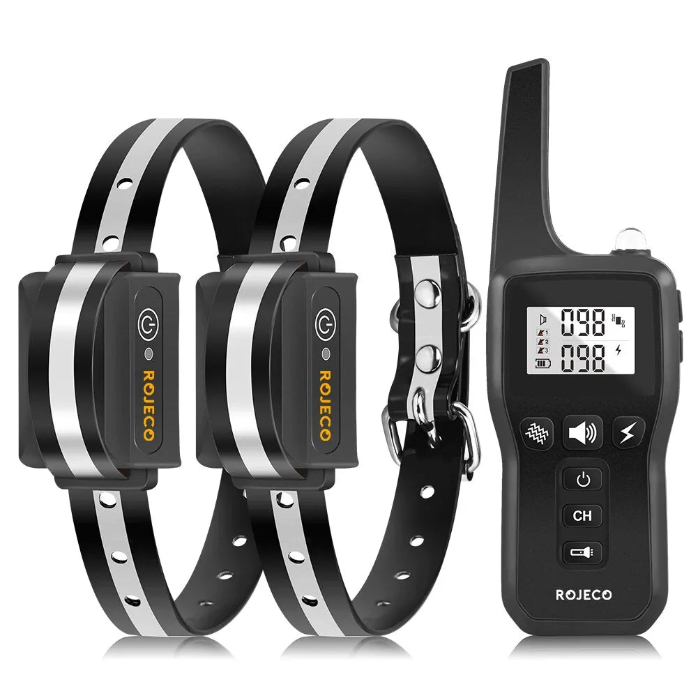 Long-Range Dog Training Collar with Waterproof Remote