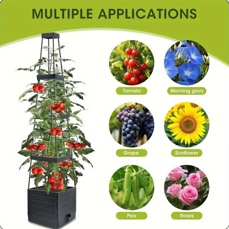 SkyVine™ Tower — Transform Tight Spaces into Towering Gardens That Thrive Effortlessly