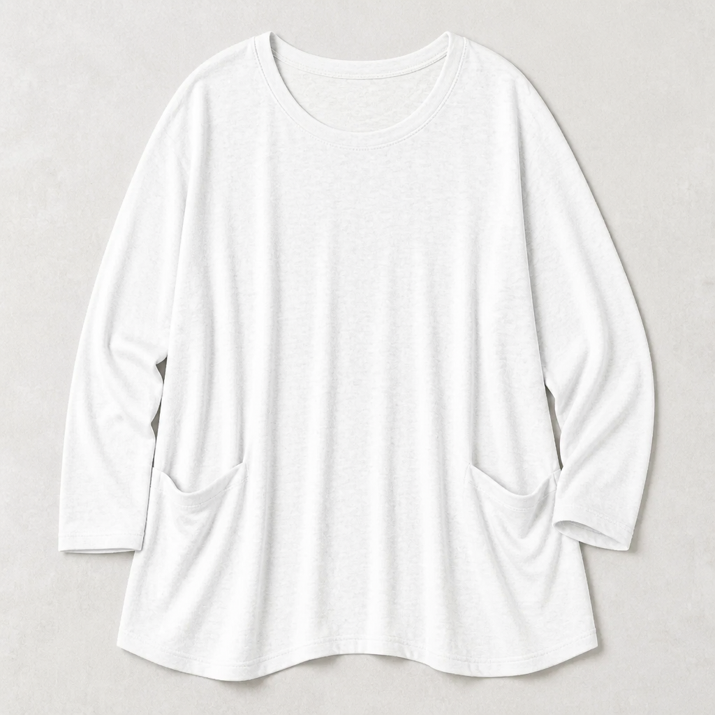 ElevéaComfort™ – Loose-Fit Tunic with Side Pockets for Easy Relaxation