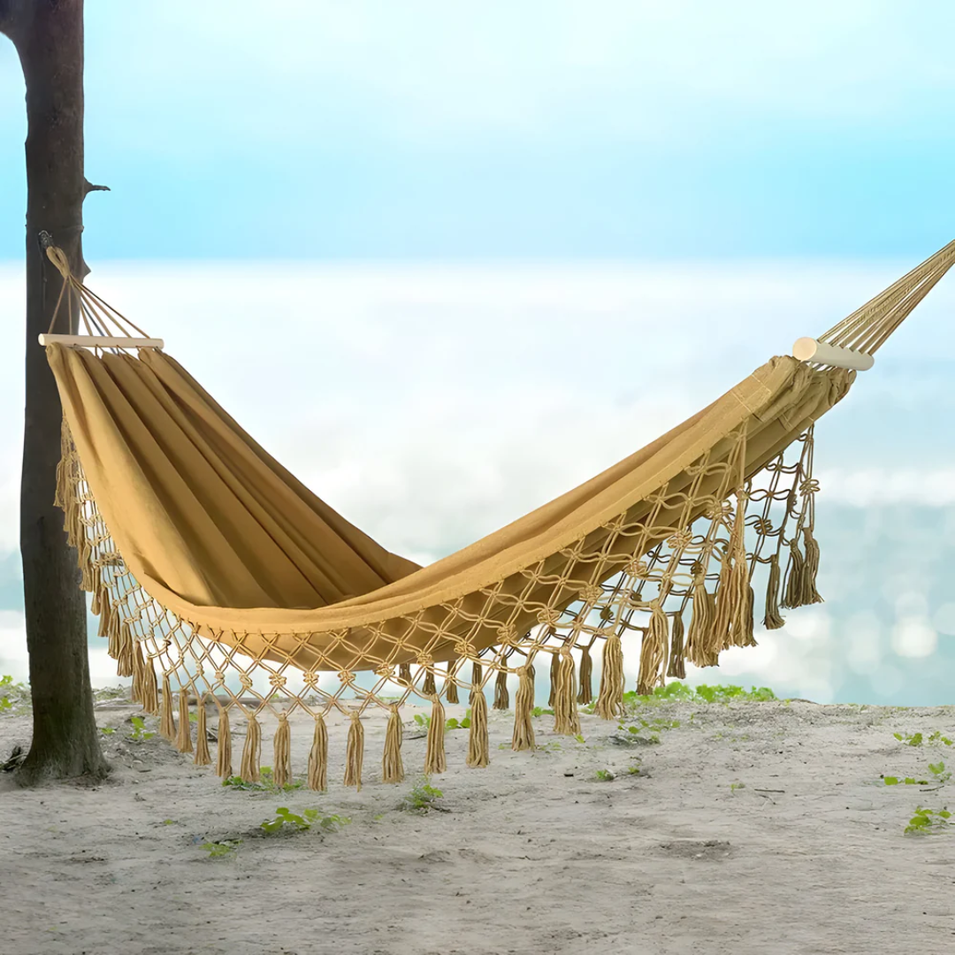 Serenity Bliss Cotton Outdoor Hammock