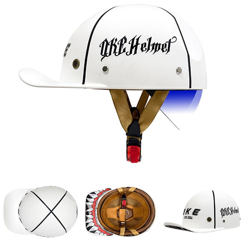 Stylish and Safe Motorcycle Cap Helmet for Riders