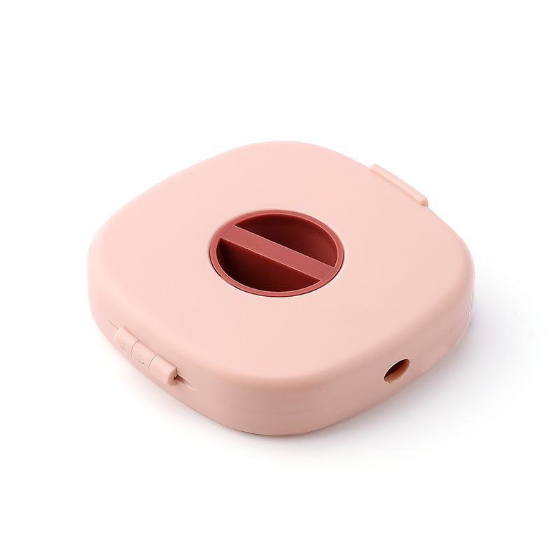 Compact Cable Reel with Built-in Phone Holder – 2-in-1 Design