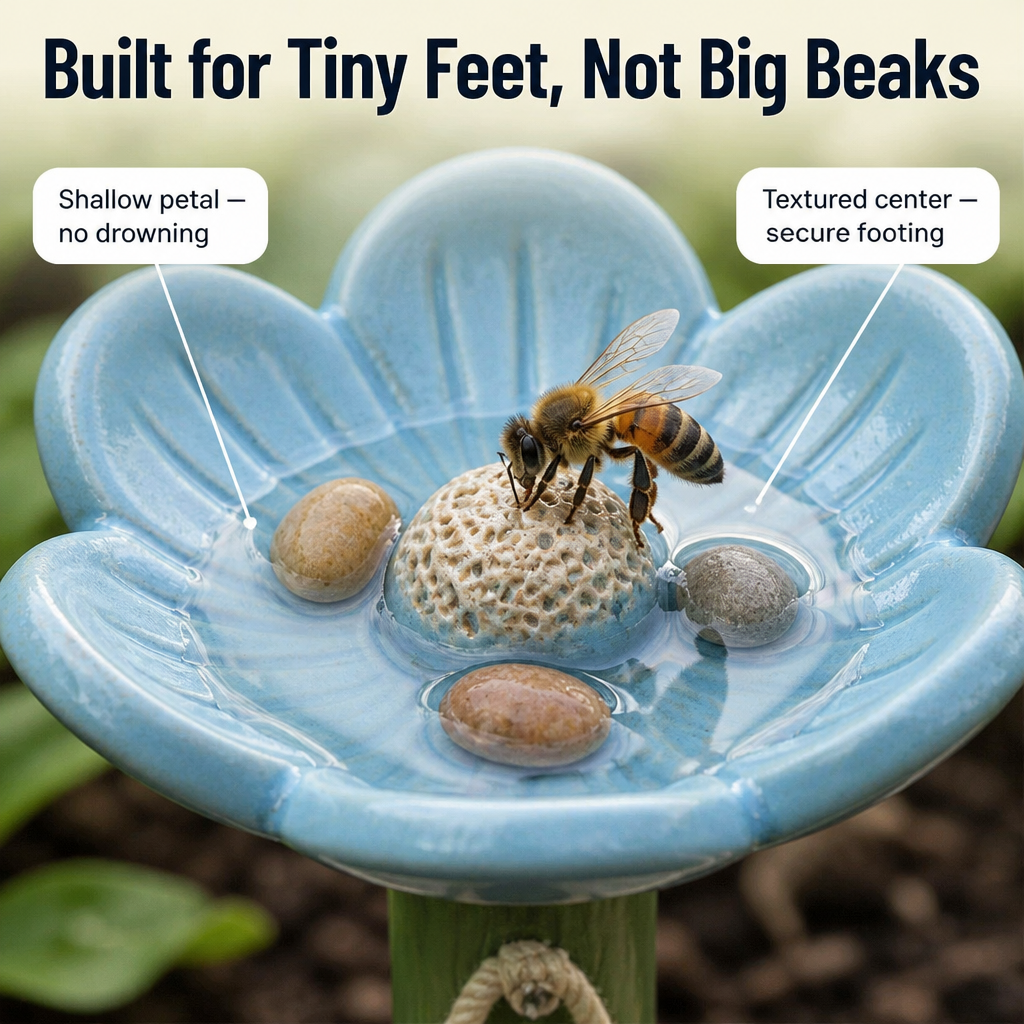 PurePollen™ — The Safe Sip Spot That Keeps Your Garden Buzzing Alive