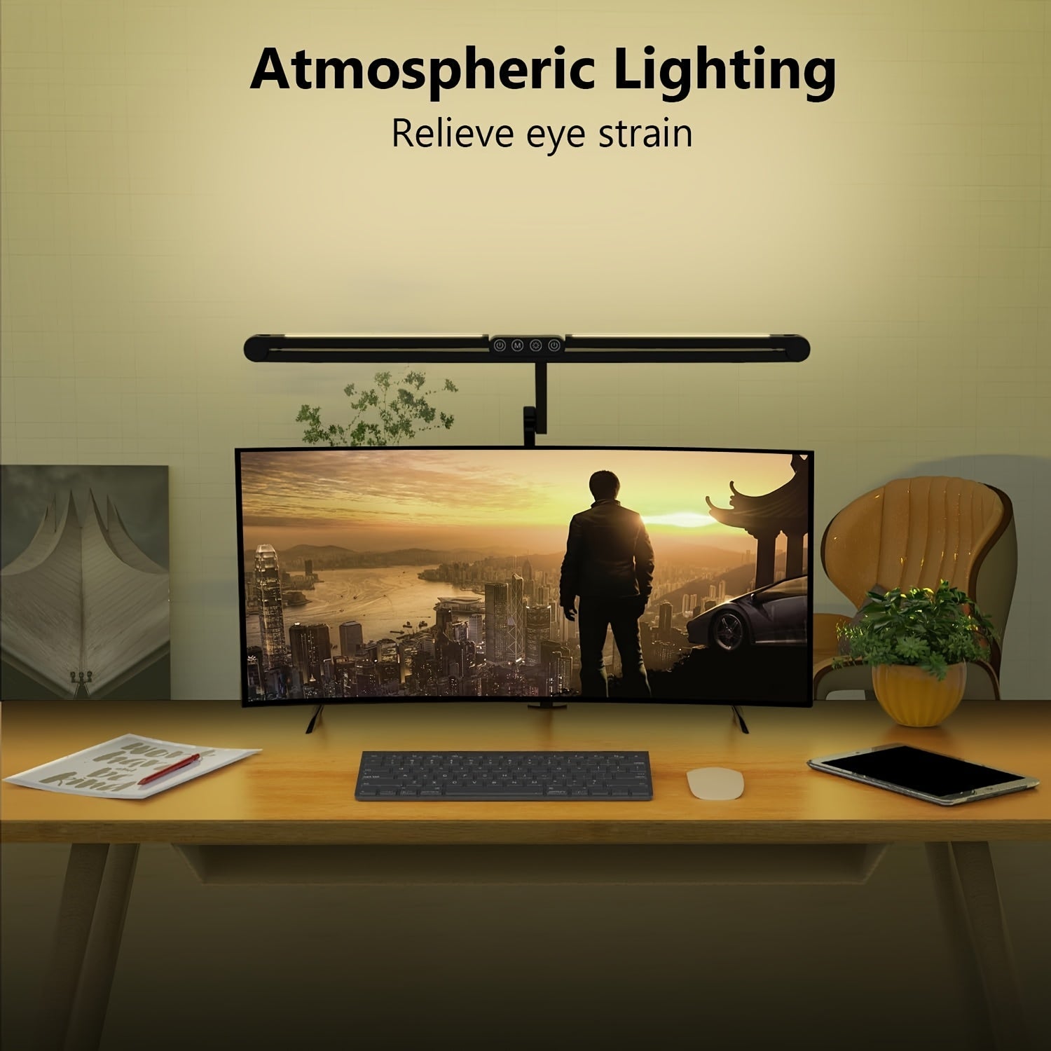 LumosFlex – 24W Adjustable LED Desk Lamp with Versatile Clamp