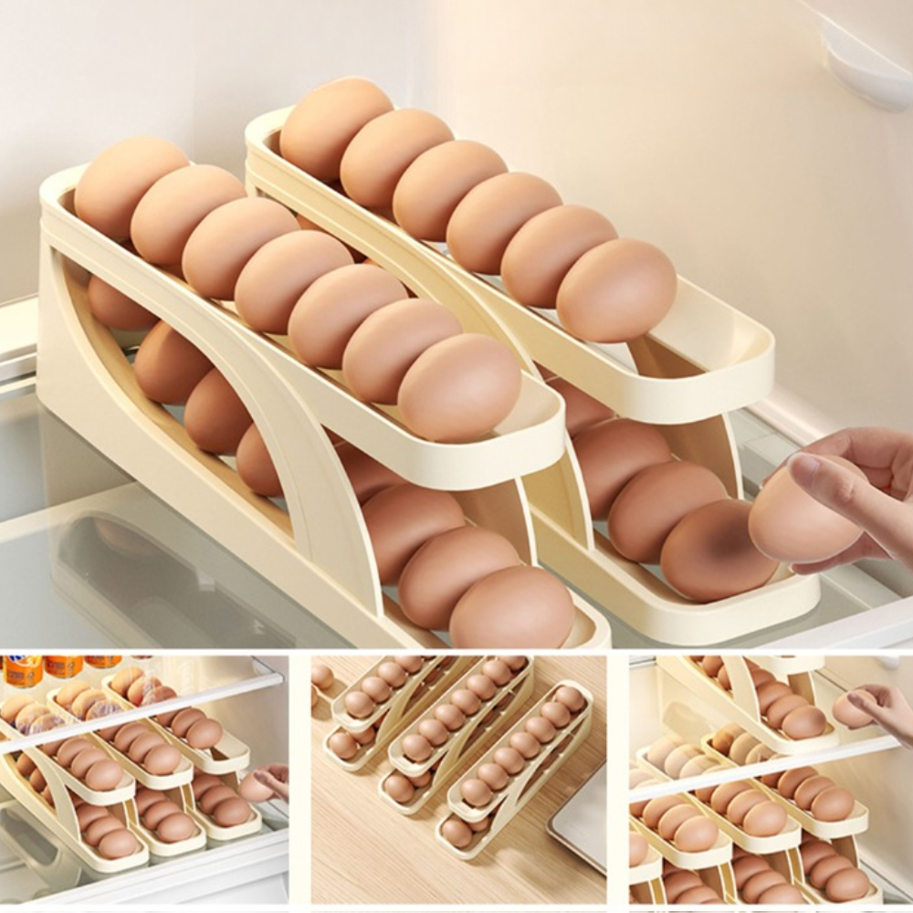 1+1 FREE | EggScroller for Keeping Eggs Fresh and Organized in Your Fridge