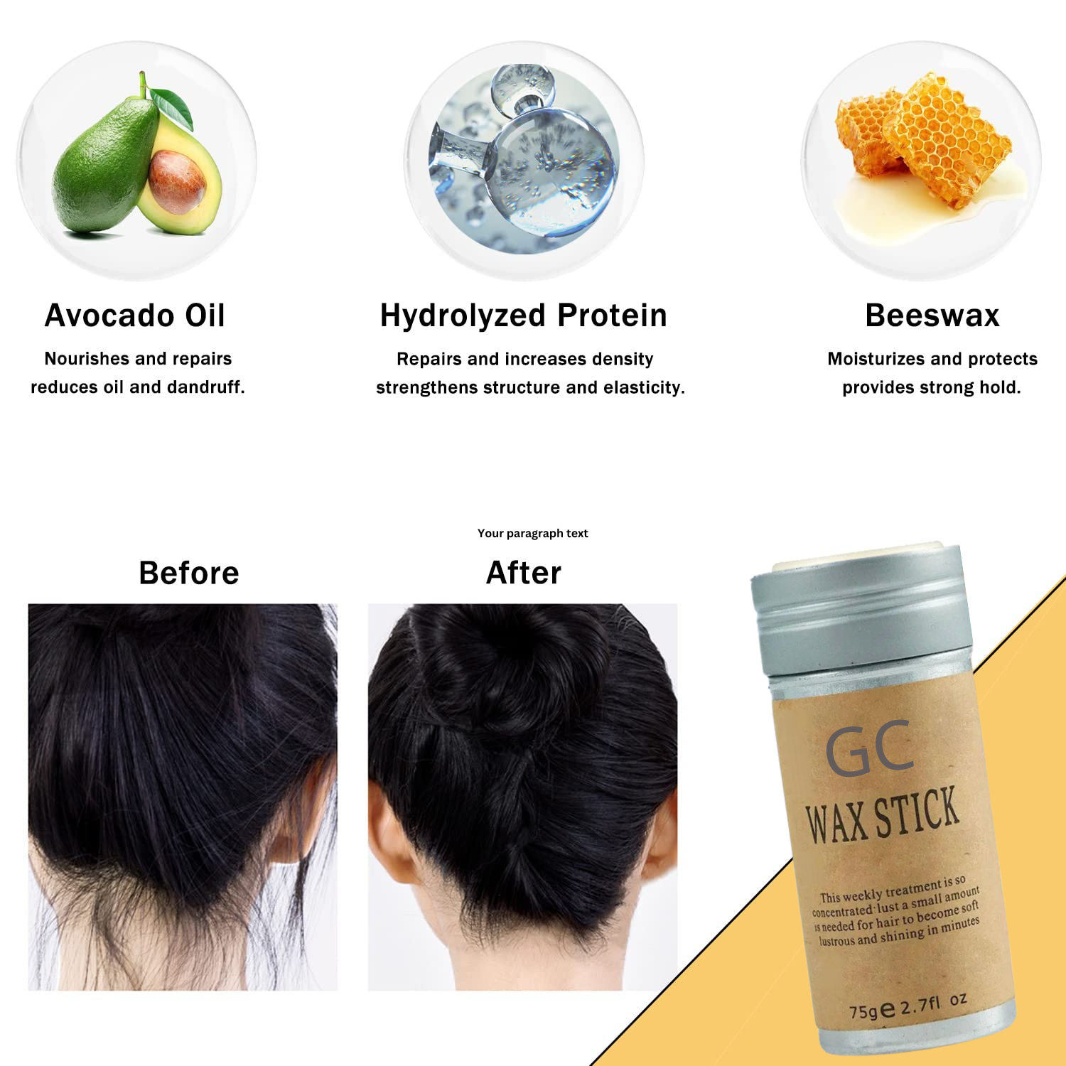Buy One Get One Free | Hair Wax Stick for Effortless All-Day Style