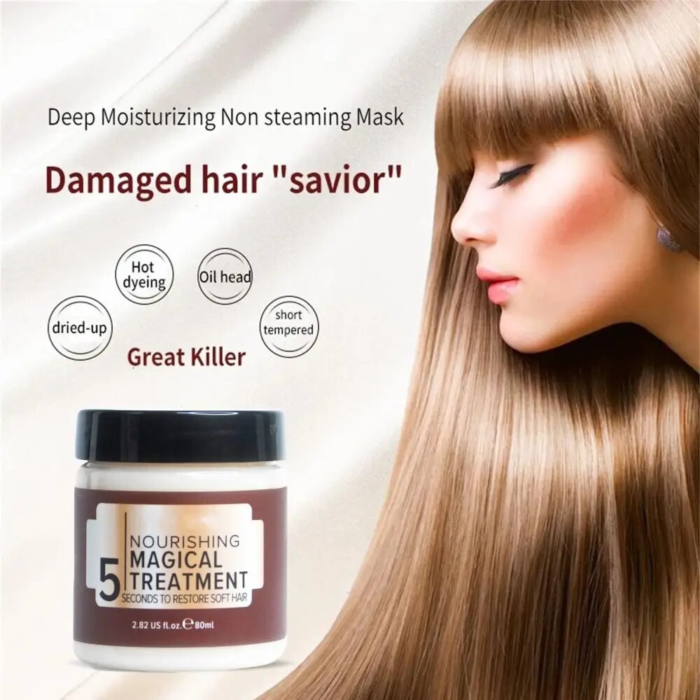 Transform Damaged Hair into Silky Shine with InstantSilk 5 Hair Mask - Buy 1 Get 1 Free