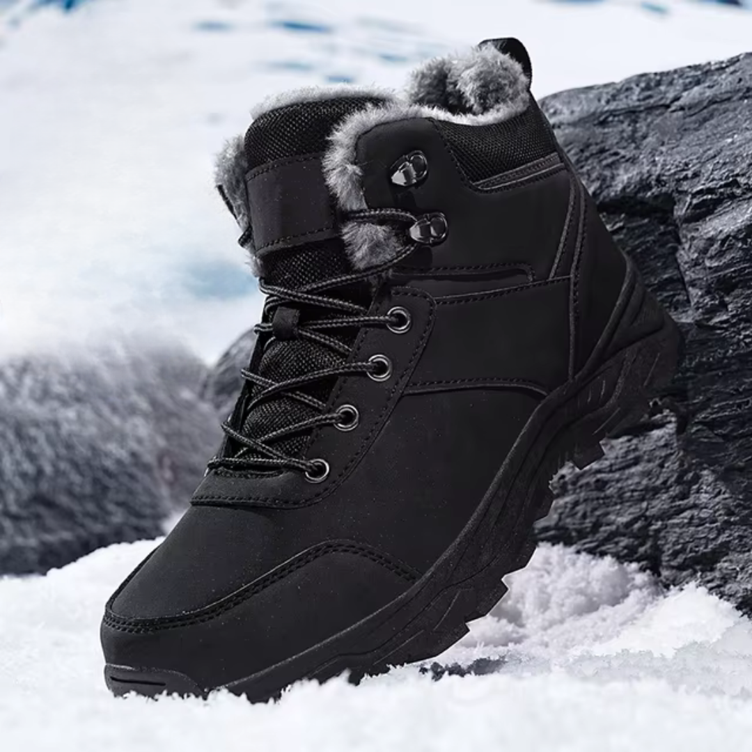 Men's Insulated Winter Trekking Boots – Waterproof & Cozy