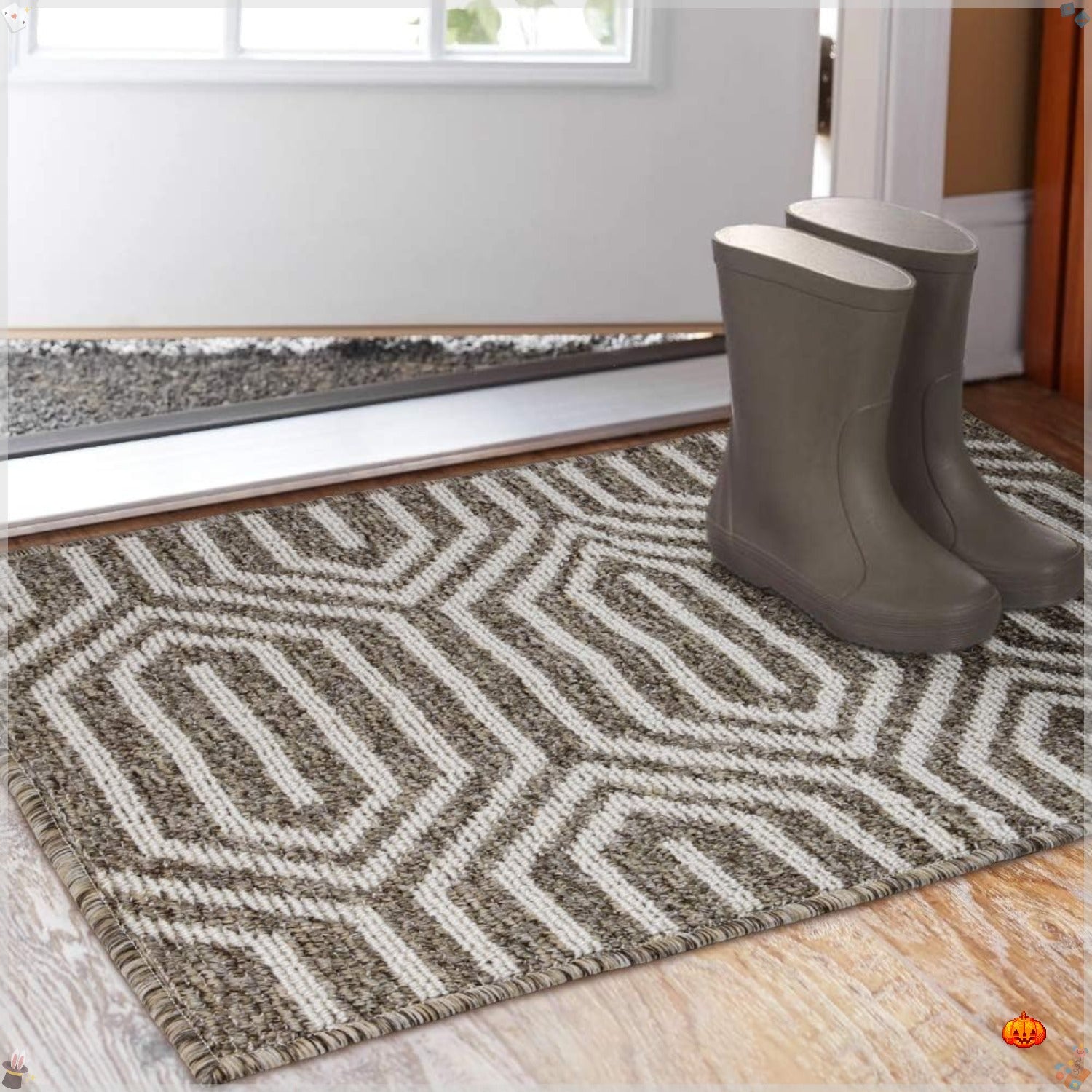 PlushGuard - Elegant Indoor Non-Slip Welcome Mat