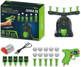 FlashGlide™ — Ignite Thrilling Family Battles with Glowing, Floating Target Action