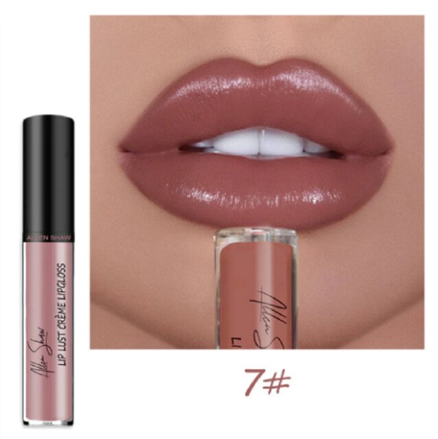 12 Shades of Creamy Lipstick - Colorful Texture