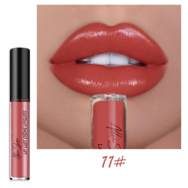 12 Shades of Creamy Lipstick - Colorful Texture