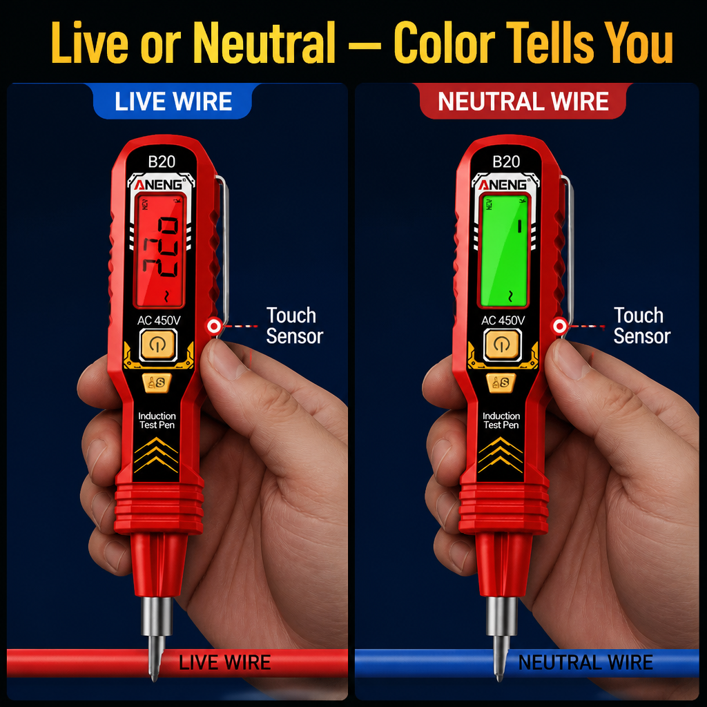 VoltSpark™ — Detect Live Wires in Two Seconds Without Contact