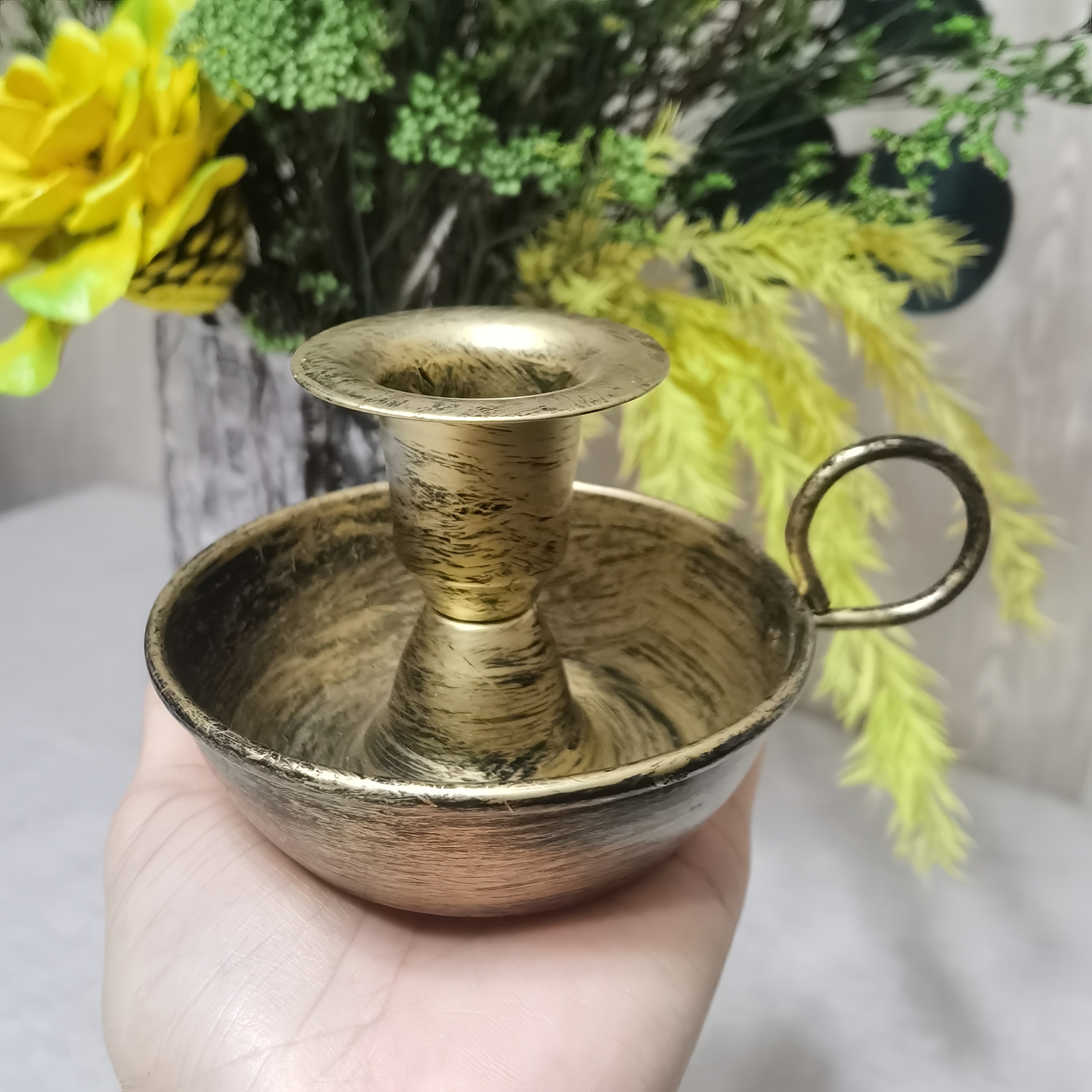 Timeless Nordic-Style Cast Iron Candle Stand