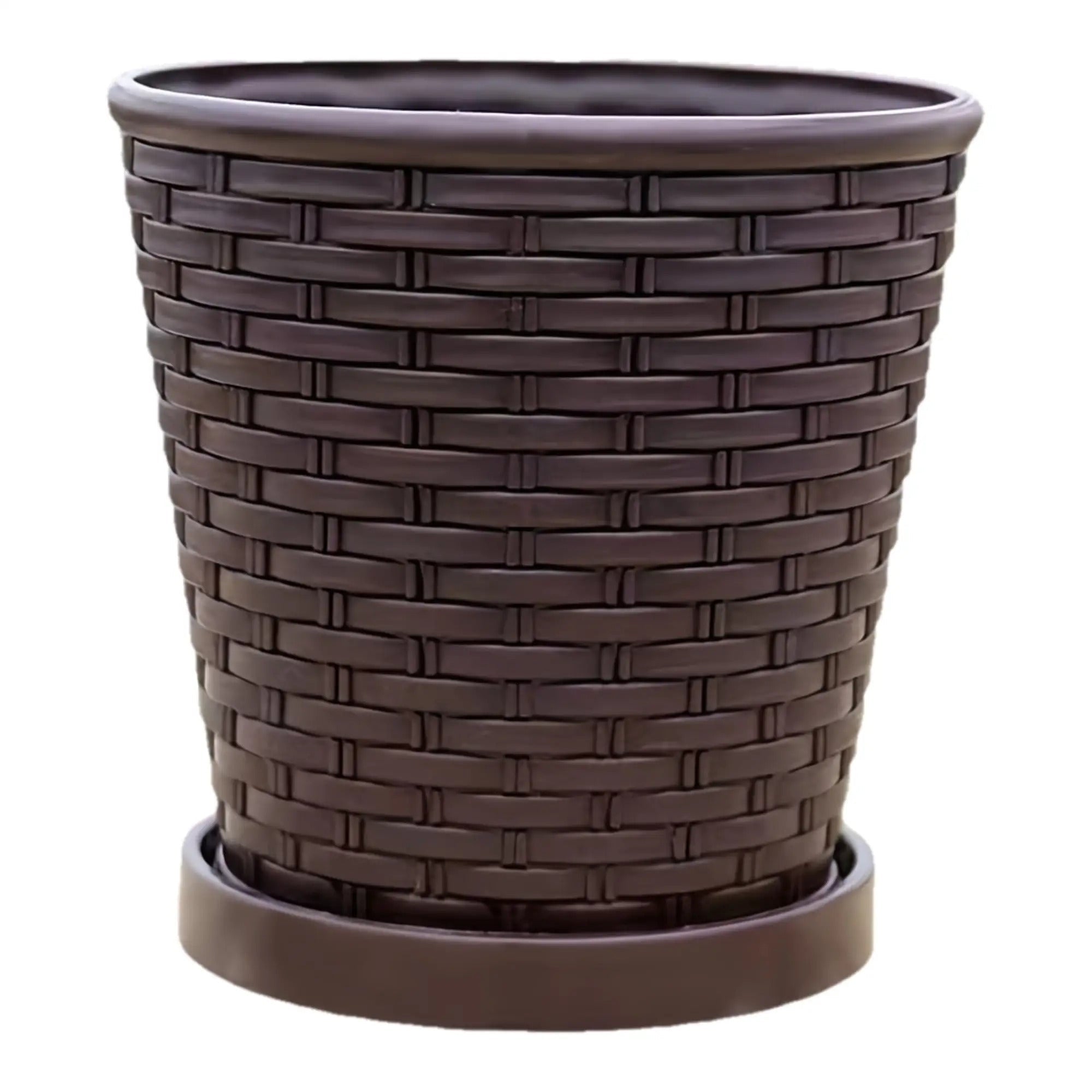 Chic Woven Planter – Stylish Pot for Indoor and Outdoor Use