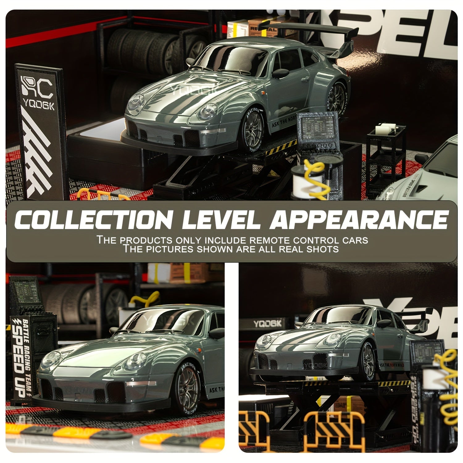 Dynamic 1:24 Drift Racer with LED Wheels and Rechargeable Battery