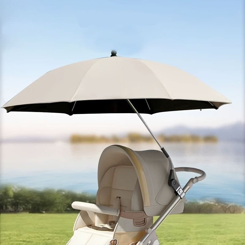 Flexible Sunshade Umbrella for Strollers and Trolleys with Adjustable Arm