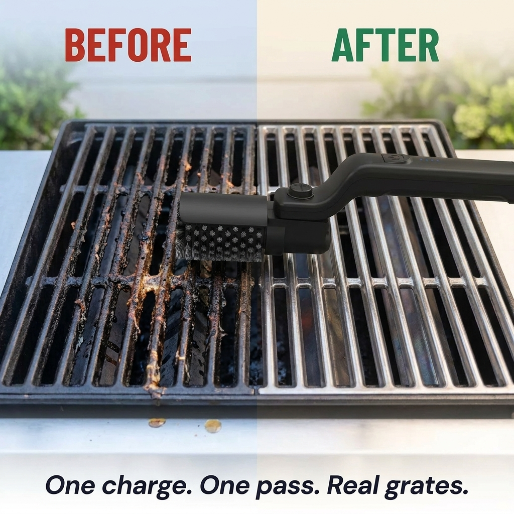 TurboGrillPro™ — Whirl Away Stubborn Grease Fast, Zero Scrubbing Needed