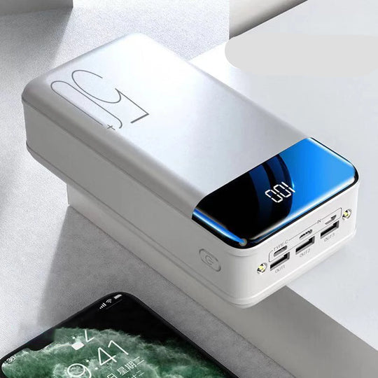 Massive 50,000 mAh Portable Charger | Swift Power for All Devices