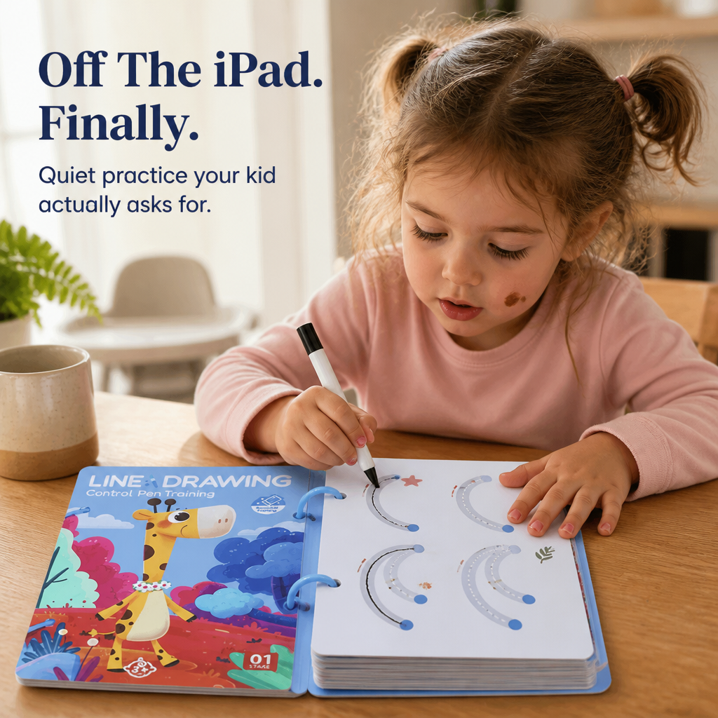 ScribbleRise™ — Swap Tablet Time for Tracing Fun Your Kid Will Want Again