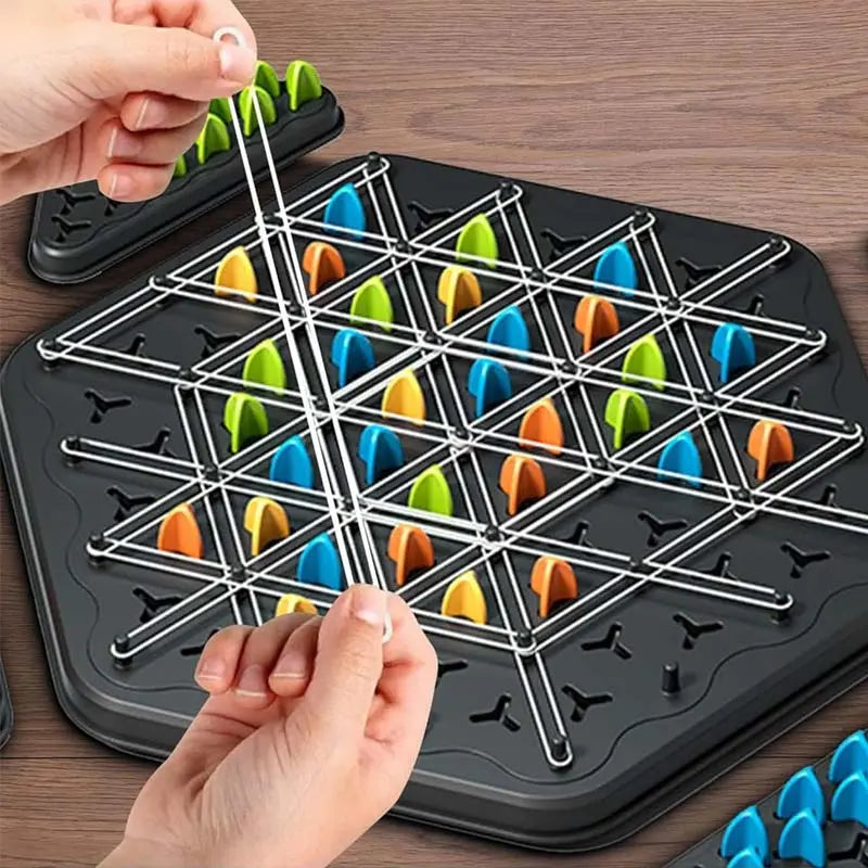 Chain Triangle Puzzle Game – Refined Logic Challenge for 2–4 Players