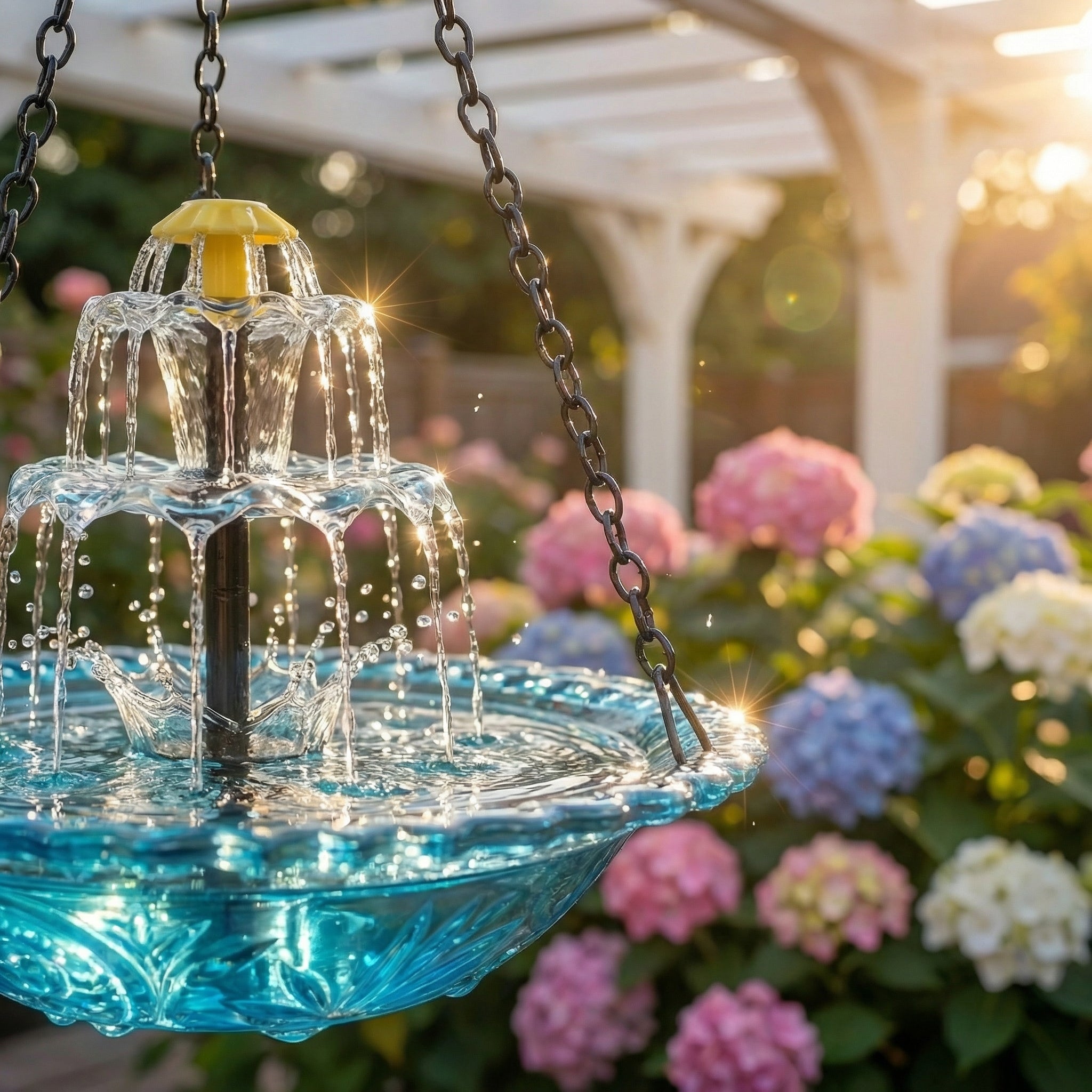 AuroraFlow™ — Transform Your Garden into a Sunlit Haven of Serenity and Birdsong