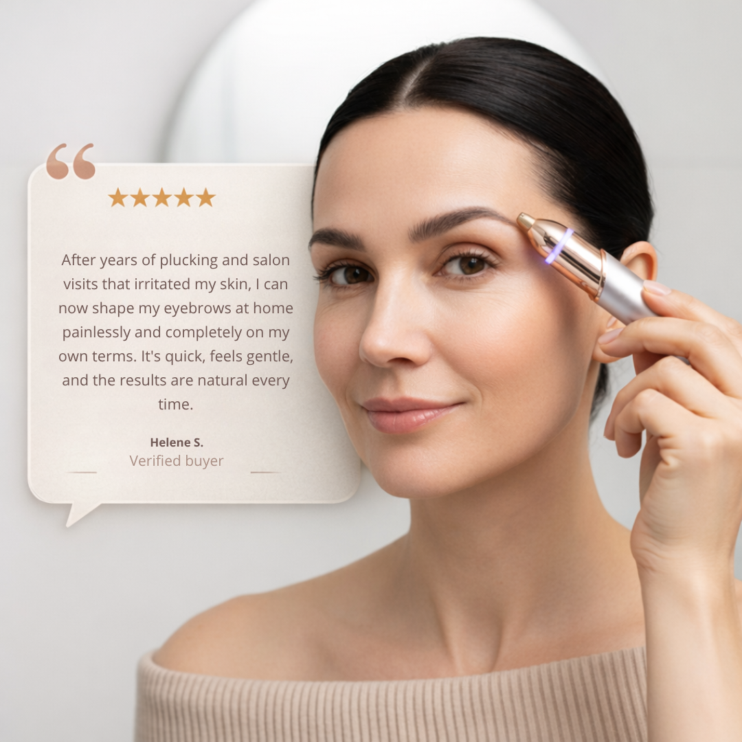SleekSilk™ Precision Trimmer — Unleash Instant Confidence with Flawless Brows and Baby-Soft Skin