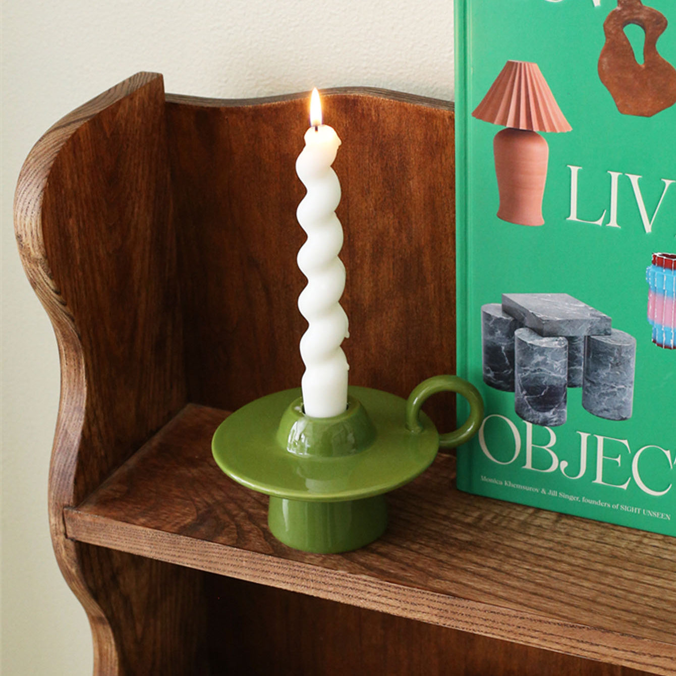 Celestial Charm – Vintage UFO Candle Holder