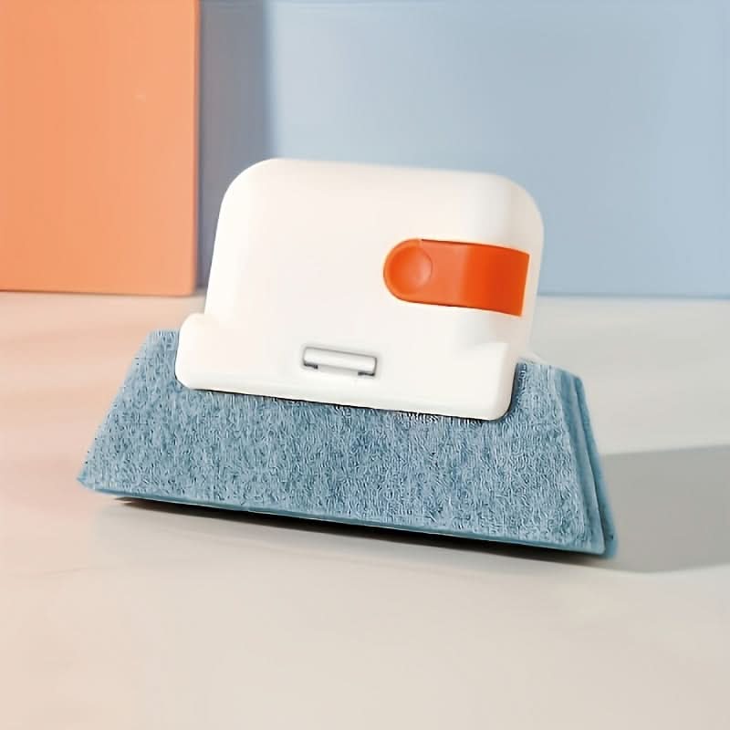Handheld Cleaning Brush for Multiple Surfaces with Grooves and Crevice Tool