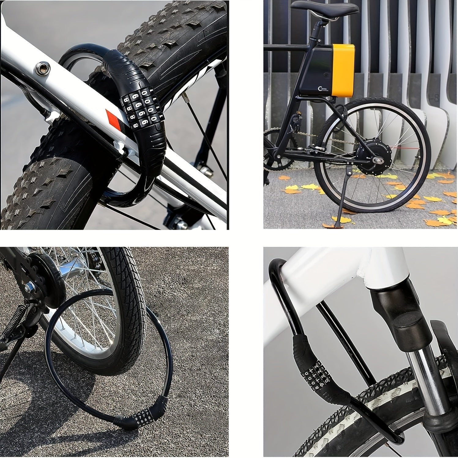 SecureFlex - Heavy-Duty Steel Cable Lock with Custom Code Access