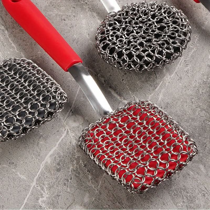 Stainless Steel Grill Cleaner with Bristle-Free Design