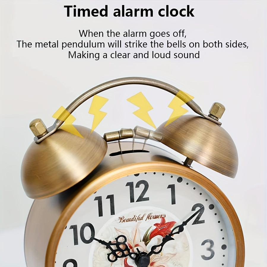 Nordic Elegance – Vintage Glow Alarm Clock
