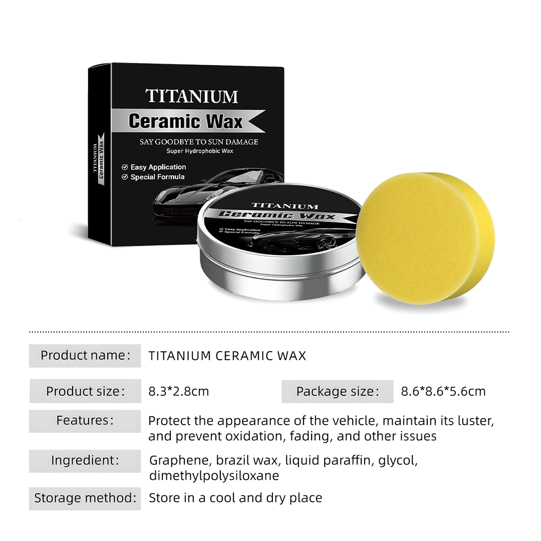 TitanLuxe™ Ceramic Wax Cream — Command a Showroom Shine That Crushes Scratches and Lasts All Year