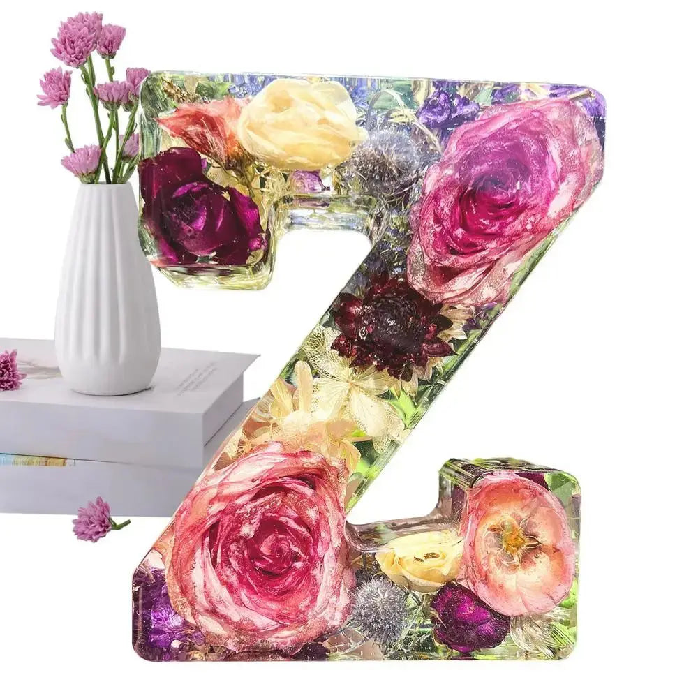 FloraLetter™ — Personalize Your Space with Handcrafted Floral Resin Art