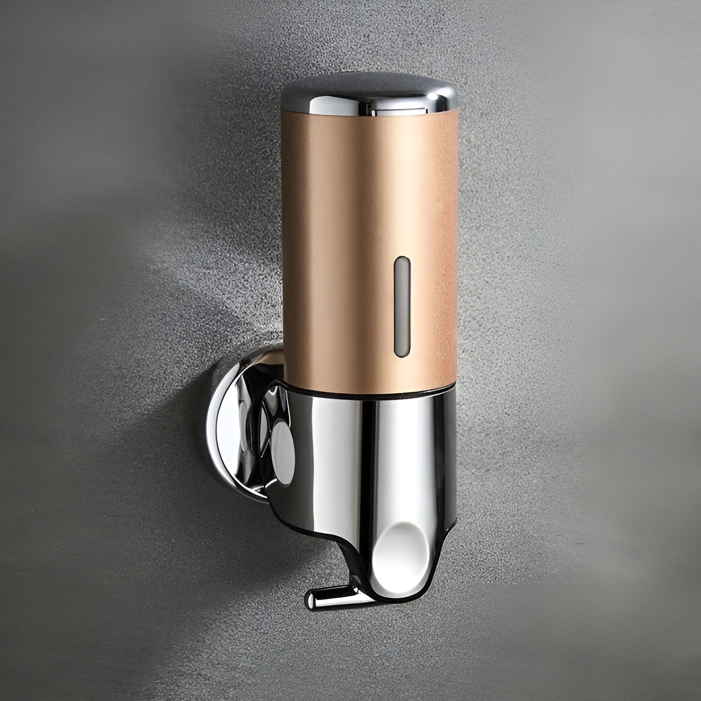 Elegant Wall-Mounted Soap Dispenser for a Chic Bathroom
