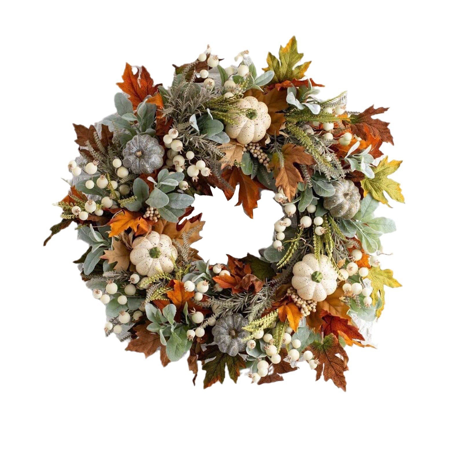 AmberMist™ Harvest Wreath — Ignite Cozy Fall Magic That Lasts All Season