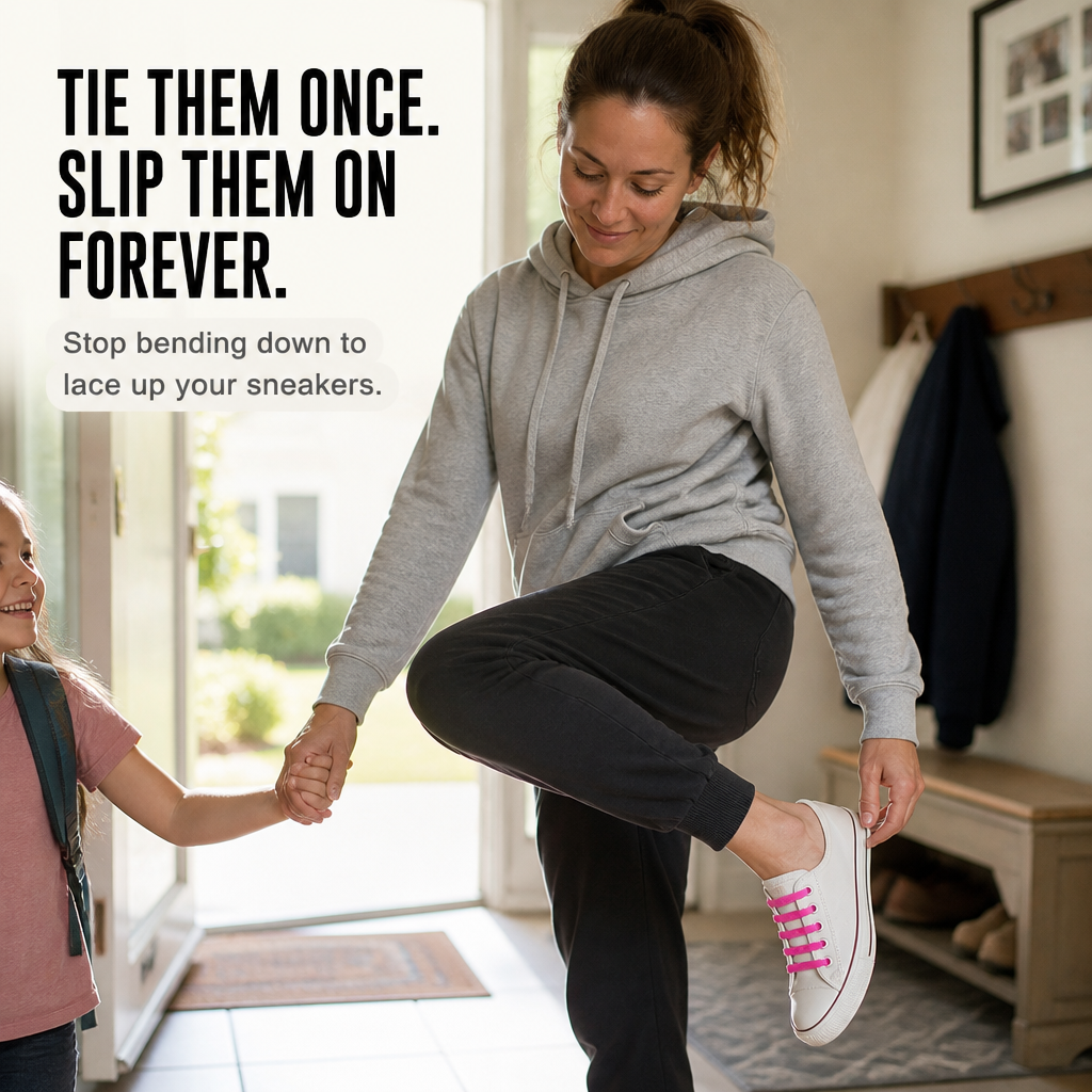 GlideFeet™ — Freedom from Tying, Comfort That Moves With You