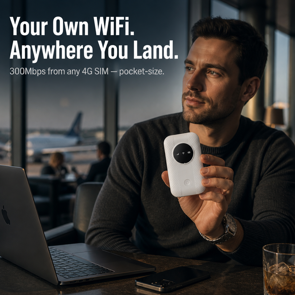 NomadNet™ — Control Your Own 300Mbps WiFi in Hotels, Cafés & Airports